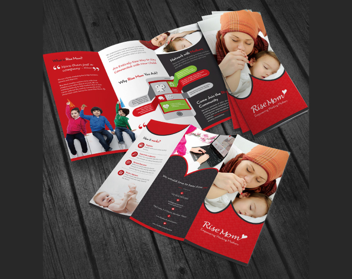 Rise Mom Brochure Design